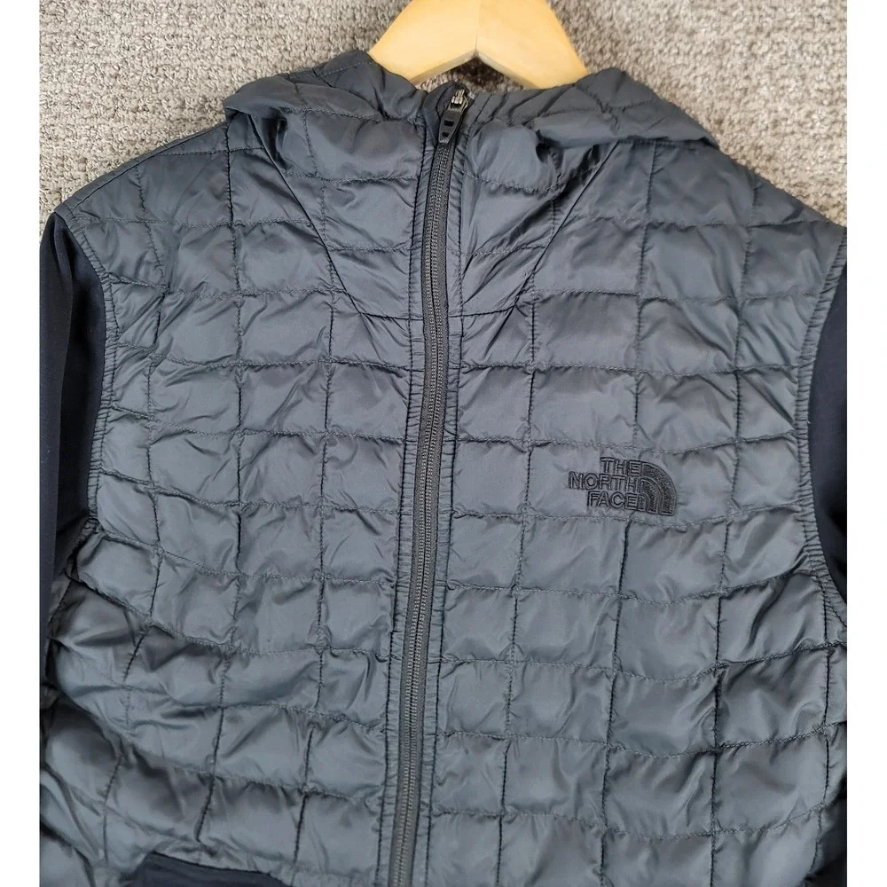The North‎ Face Mens Kilowatt Thermoball Hybrid Hoodie Full Zip Jacket Black